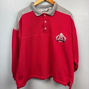 Vintage Northwest Territory Bearland Boxy Sweatshirt Unisex Color Block Large